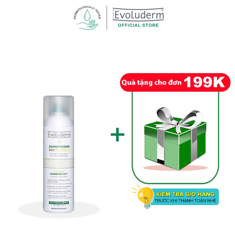 Dầu gội đầu khô Evoluderm 200ml