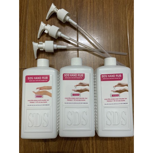 (Chính Hãng) Dung dịch sát khuẩn tay nhanh SDS Handrub mã SDS-500/1000