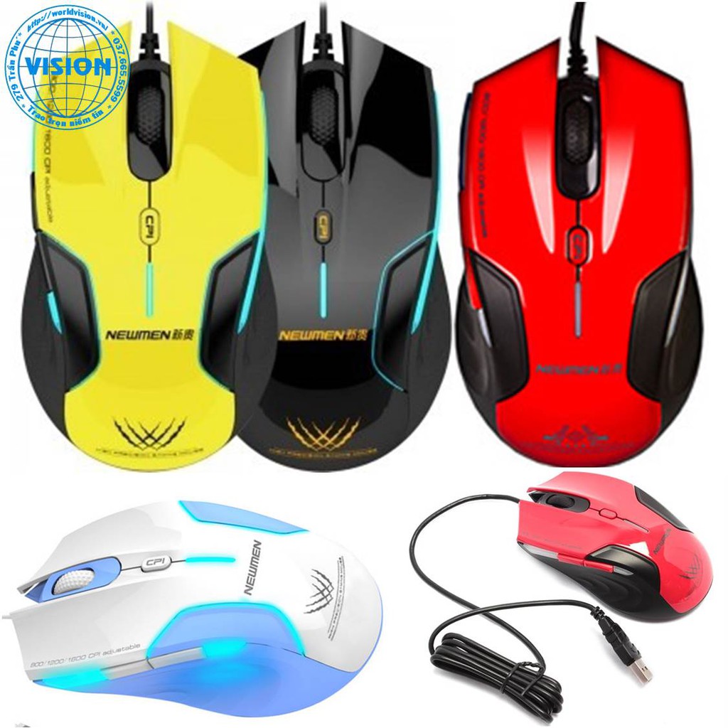 Chuột Gaming NEWMEN N500 Plus - Chuột N500 Plus Chính Hãng Newmen - BH 12 Tháng