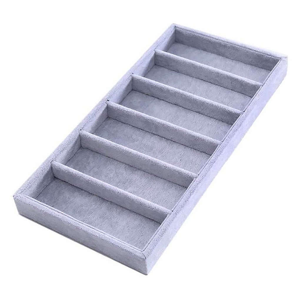 [CHOO] Glasses Wooden Display Tray Eyewear Eyeglasses Sunglasses Velvet Liner Storage Display Case