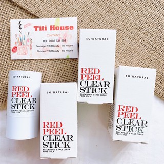 [ FREE SHIP] Thanh lăn mụn đầu đen red peel clear sitck