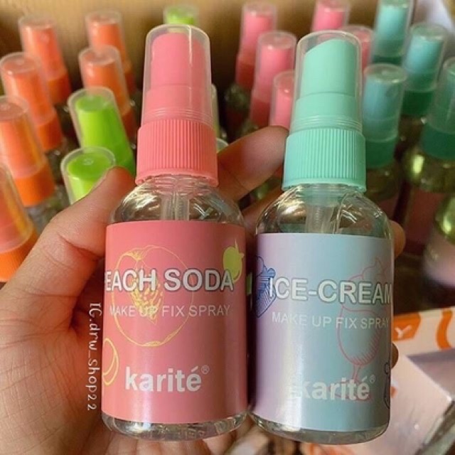 Xịt khoáng khoá nền trang điểm Karite Make Up Fix Spray Soothing & Gentle Moisturizing Water 120 ml | BigBuy360 - bigbuy360.vn