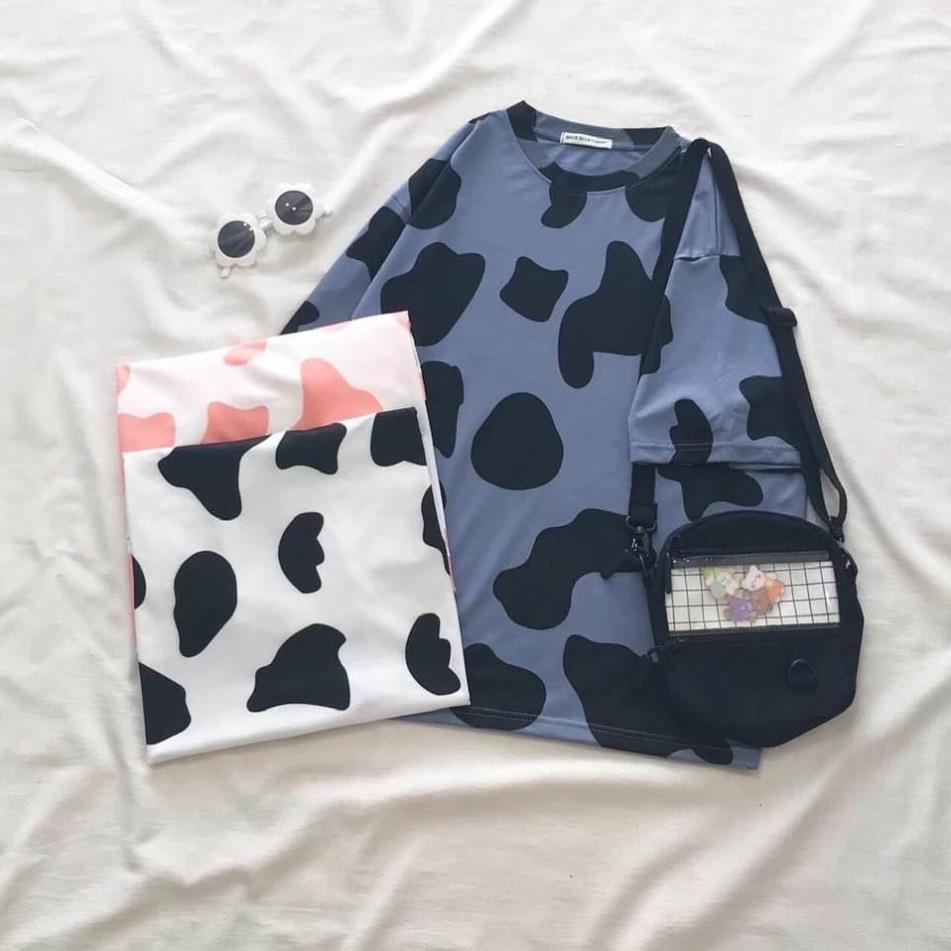 Bộ Đùi Nam Nữ Unisex Bò Sữa Bộ Đùi Tay Lỡ  Dày Mịn Thoáng Mát Thiết Kế  Kiểu Dáng Năng Động  Form Rộng