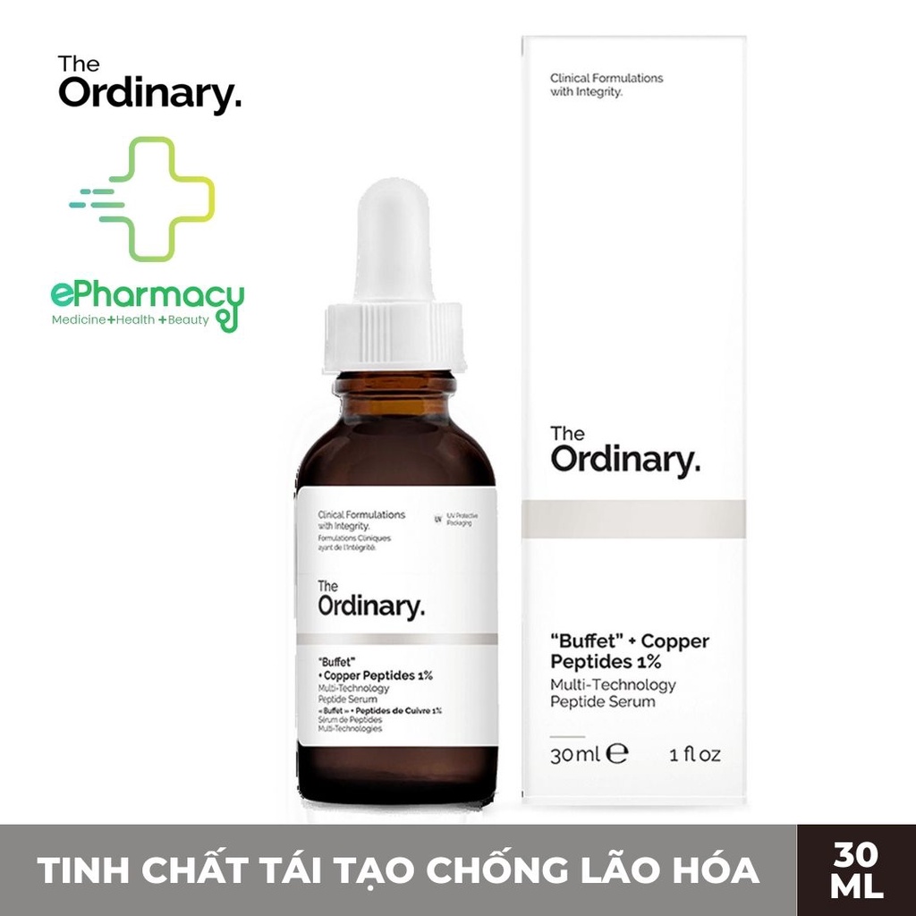 Serum The Ordinary Buffet + Copper Peptides 1% [30ml] - Tinh chất tái tạo da, chống lão hóa