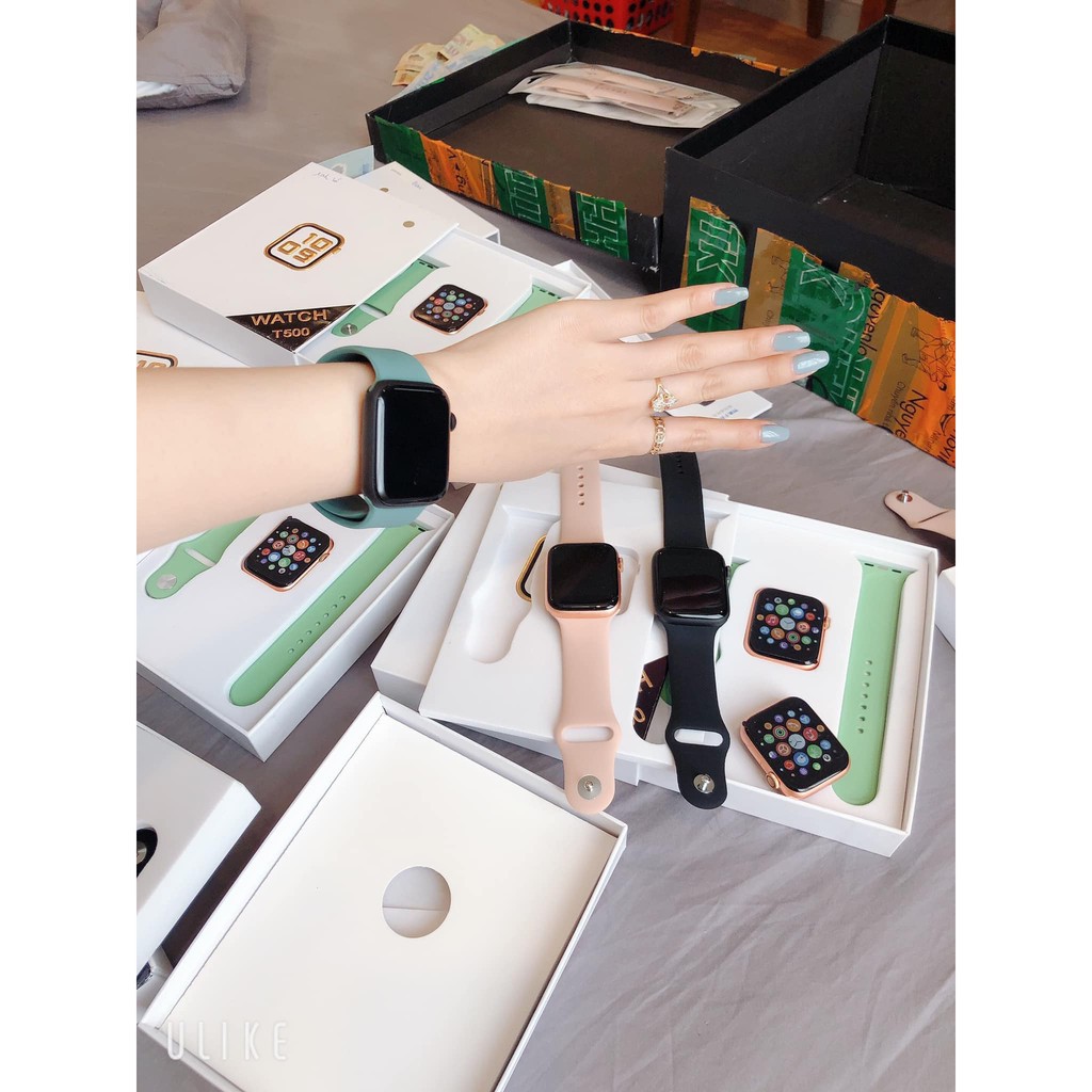 Đồng Hồ Thông Minh T500 🌸Thay Hình Nền🌸 Đo nhịp tim, Chống nước IP68, Smart Watch T500