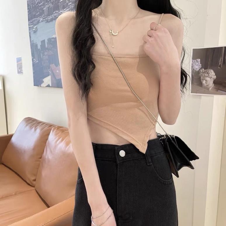 Áo Bra Nữ Softie 2 Dây Mảnh Yếm Vạt Chéo Có Đệm Ngực Trend Mới 1804