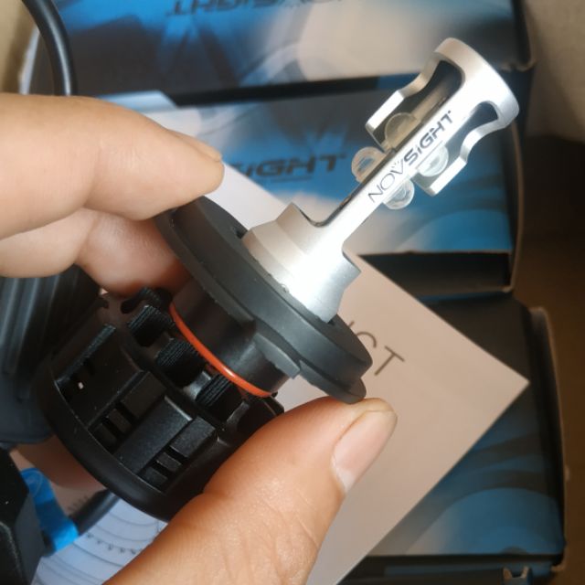 Novsight 16000lm, led siêu sáng, h4, h1, h7, 6500k, bảo hành 1 năm, 1 đổi 1.