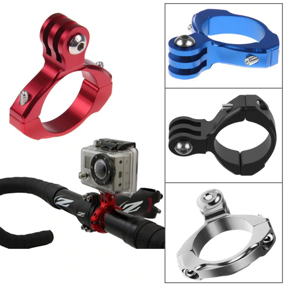 [kho sẵn sàng] Kẹp ghidong ghi đông, gắn xe đạp xe máy cho camera hành động gopro, sjcam, eken | BigBuy360 - bigbuy360.vn