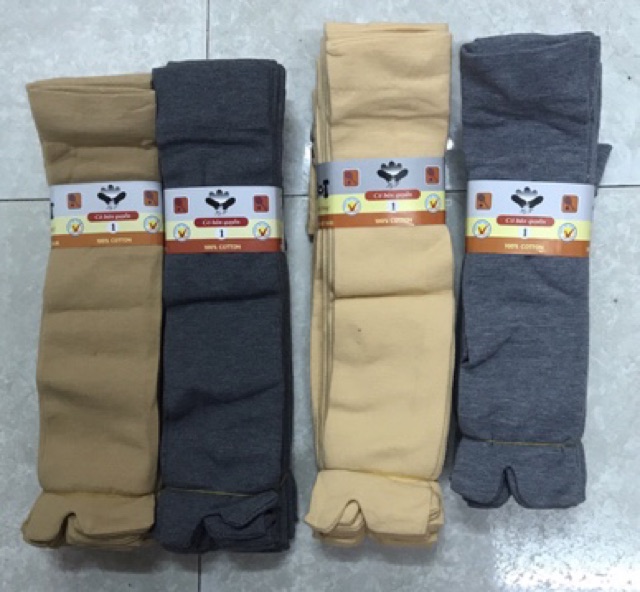 combo 10 đôi tất gót và gối cotton