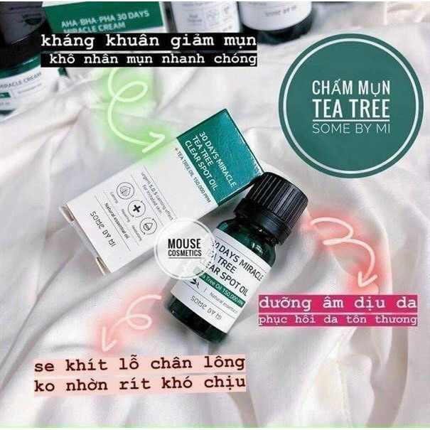 Tinh Dầu Tràm Trà Giảm Mụn Some By Mi 30 Days Miracle Clear Spot Oil (10ml)