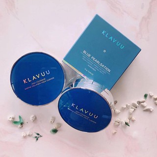 Phấn Nước Klavuu Blue Pearlation High Coverage Marine Collagen Aqua Cushion