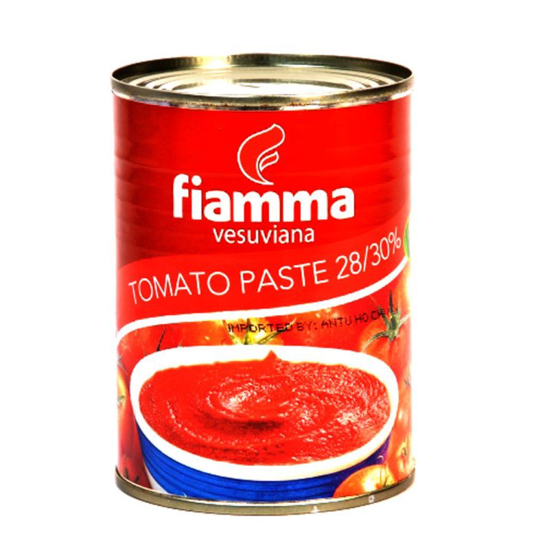 [Mã 77FMCGSALE1 giảm 10% đơn 250K] [400g] Cà chua xay nhuyễn [Italia] FIAMMA Tomato Paste (halal) (a-t)