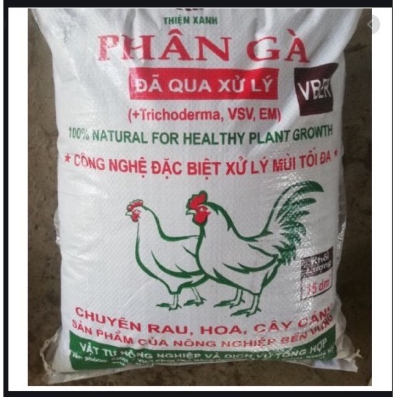 Phân gà đã qua xử lý tốt cho mọi cây trồng