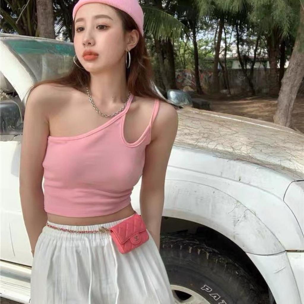 Áo Hai Dây Chéo Vai Dáng Croptop Siêu Hot
