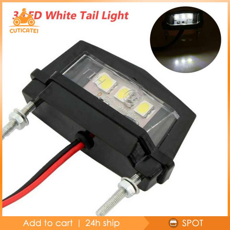 Đèn LED Hậu Chiếu Biển Số Xe Cho Xe Moto ATV