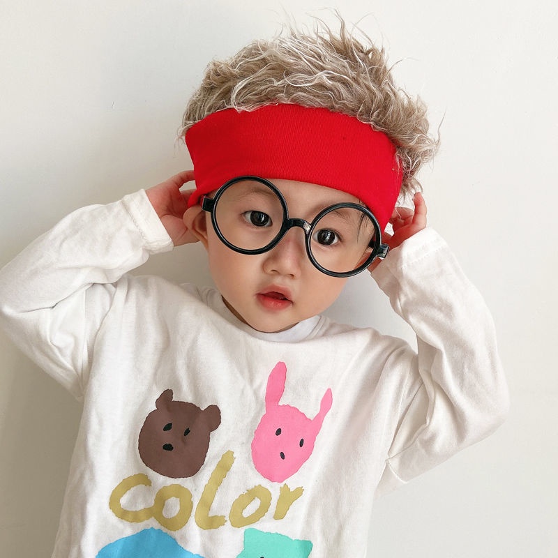 Mũ Đội Đầu Gắn Tóc Giả Đáng Yêu Thời Trang Đường Phố Cho Bé