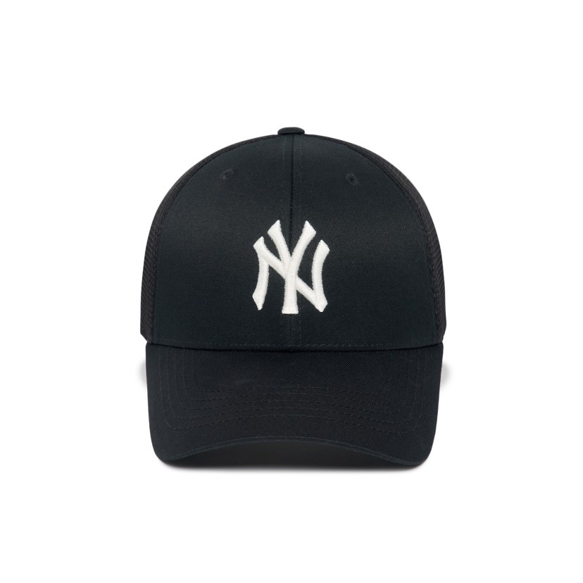 Mũ lưỡi trai MLB thêu chữ NY phối lưới hàng xuất dư cao cấp phong cách Hàn Quốc - Hùng Nón Hiệu