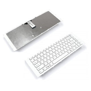 Bàn Phím Laptop Sony Vaio VPCEG, VPC-EG, PCG-61911L, PCG-61913L, PCG-61A11L, PCG-61A12L, PCG-61A13L Trắng Có Khung