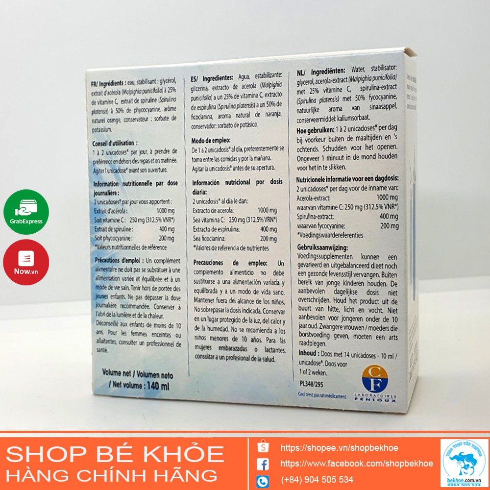 Tảo biển Tout En Vie Pháp - Tảo biển out En Vie vitamin C giúp đẹp da, tốt cho sức khỏe
