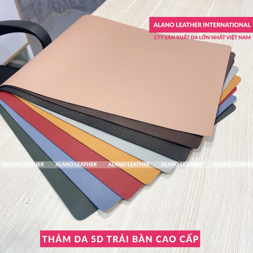 [Hình Thật / Giá Xưởng] Thảm Da Trải Bàn 5D Màu Nâu Cà Phê Chống Thấm, Chống Trầy, Tiện Lợi, Bảo hành 2 Năm Tại Xưởng