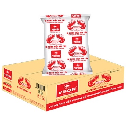 Mì gói giấy chính hiệu Hai Tôm Vifon 75g
