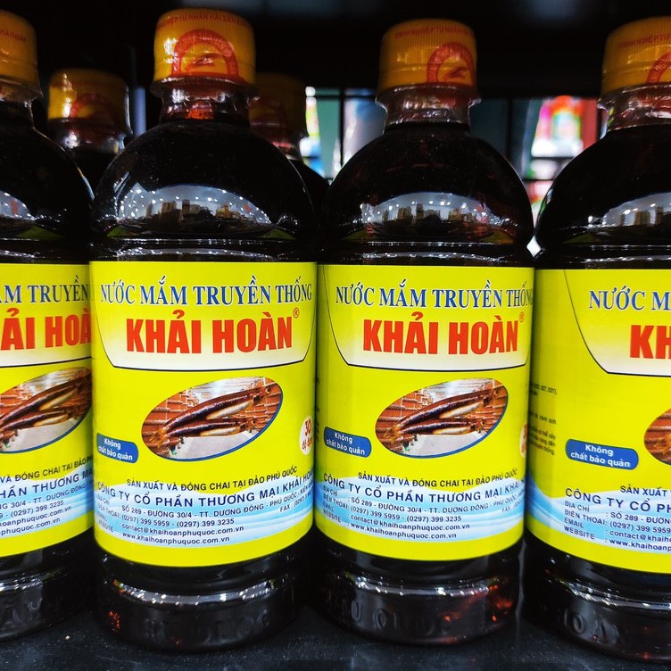 Nước mắm Khải Hoàn ( 30-43 độ đạm) chai 75ml - 1 lít - Đặc sản Phú Quốc | BigBuy360 - bigbuy360.vn