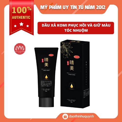 Dầu Xả Komi Nhật Bản Giữ Màu Tóc Nhuộm, Dưỡng Ẩm Và Phục Hồi Chuyên Sâu Tuýp 280ml