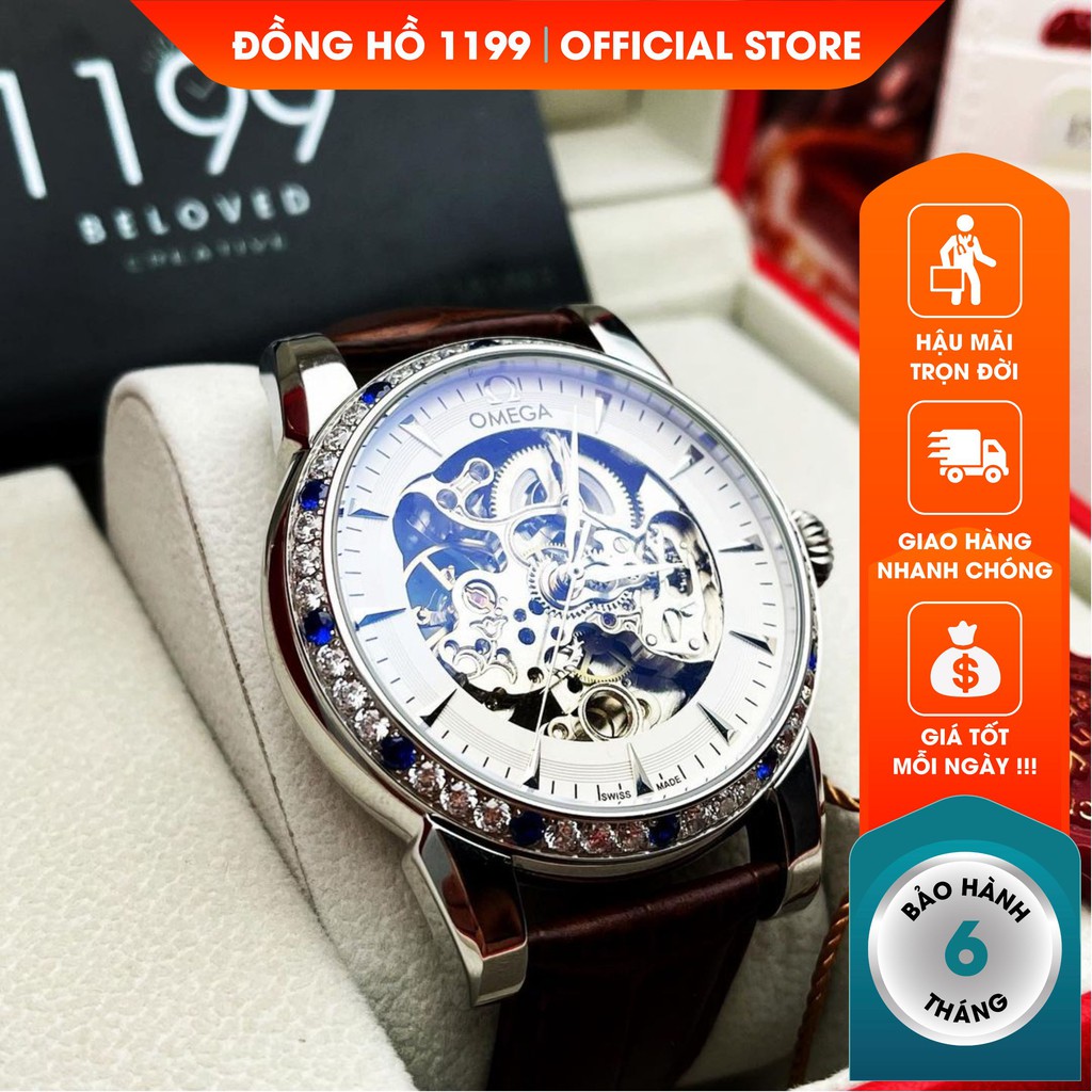 [QUÀ TẶNG] Đồng hồ cơ - Đồng Hồ Dây Da Nam Bling Sang Trọng Lịch Lãm Bản Cập Nhật Mới Nhất 43518.DS - 1199 Watches | BigBuy360 - bigbuy360.vn