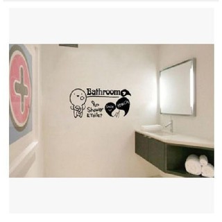 Miếng dán tường trang trí nhà tắm hoa lụa gương tròn hồ cá mini trang trí chụp ảnh tranh đính đá phong trang trí tiệc