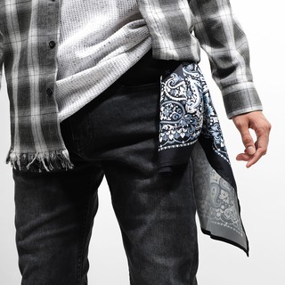 Khăn Lụa Vuông INF Họa Tiết, Chất Vải Lụa Satin, 395, SOMEHOW