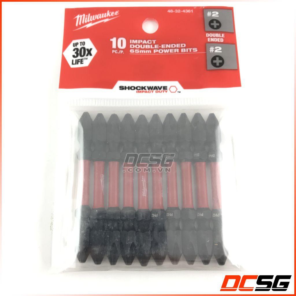 Mũi vít bake 2 đầu Ph2 Milwaukee |DCSG