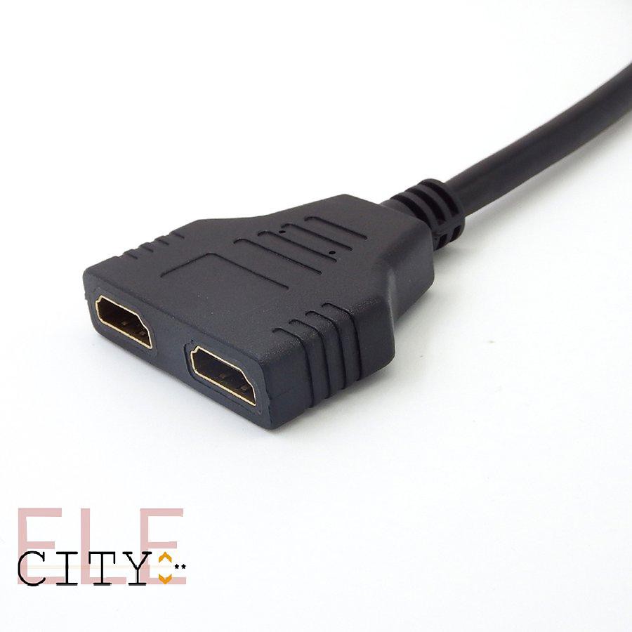 Cáp Chia 888ele 1080p Hdmi Sang 2 Female 1 In 2