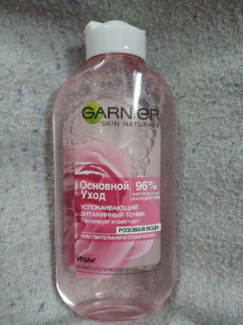 Nước hoa hồng garnier chiết xuất từ hạt nho,hoa hồng 200ml của Nga