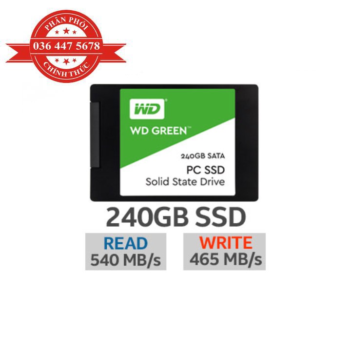 Ổ Cứng WD GREEN SSD 240GB SATA III ( FPT)