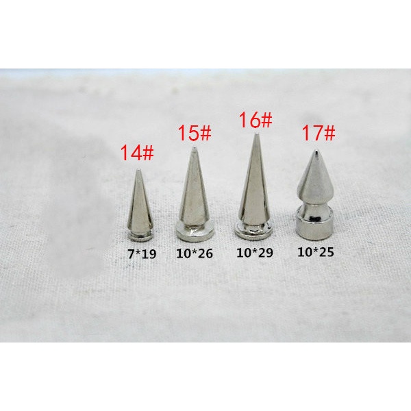 Đinh Tán Màu Bạc Cho Quần Áo Da Phong Cách Punk