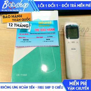 [Hàng Loại 1]  Nhiệt kế điện tử hồng ngoại cảm ứng đo trán đa năng CKT-1502, CK-T1803