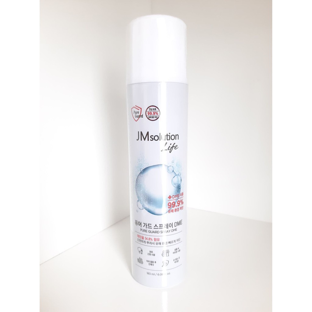 Xịt Khử Trùng, Diệt Khuẩn JM Solution Life Pure Guard Spray Dme 180ml