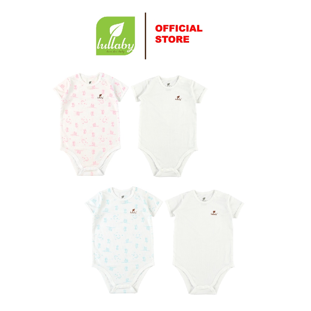 LULLABY Body cộc tay bé trai/bé gái NH353M