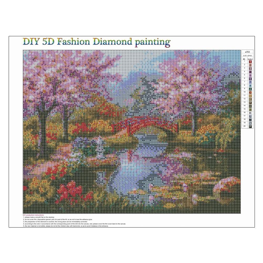 Bộ tranh đính đá 5D tự làm hình phong cảnh dùng trang trí độc đáo | BigBuy360 - bigbuy360.vn