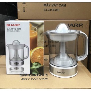 Máy vắt cam sharp ej-j415-wh dung tích 1.5l công suất 40w. thương hiệu: nhật