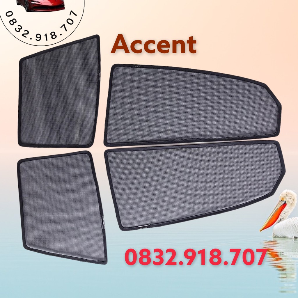 Rèm Che Nắng Nam Châm Accent 2018 2019 2020 2021 Có Nam Châm hút cực mạnh