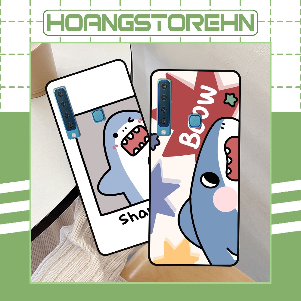 Ốp lưng Samsung A7 2018 / A9 2018 in hình cá mập, khủng long dễ thương, cute (T01 - T06)
