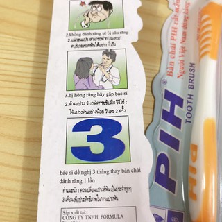BÀN CHẢI ĐÁNH RĂNG PIH MS 519 M2T