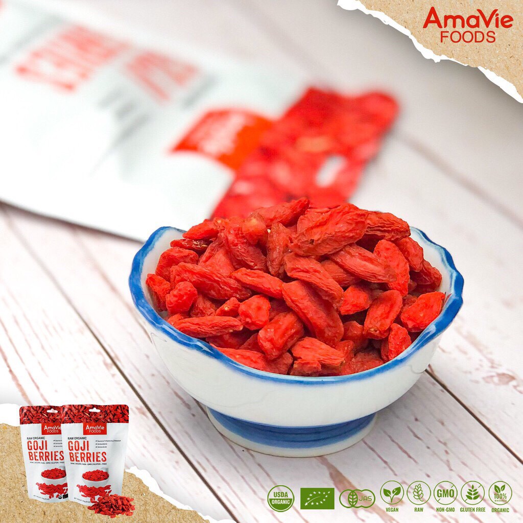 Combo Táo đỏ + Kỷ tử hữu cơ AmaVie Foods