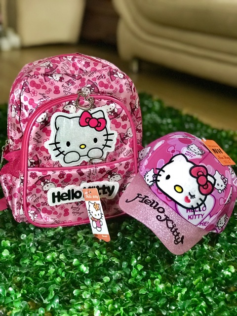 Mũ Hello Kitty Phủ Nhũ (kèm ảnh thật sp)