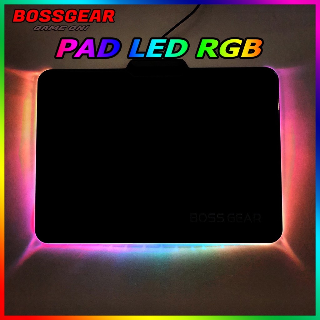 Lót Chuột LED BOSSGEAR PAD LED RGB ( LED RGB-Phần Mềm Điều Khiển )