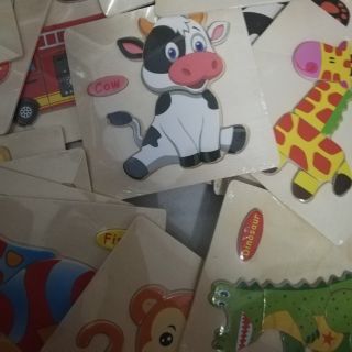 Miếng ghép hình 3d bằng gỗ 15x15cm ( có video bên dưới) !!!