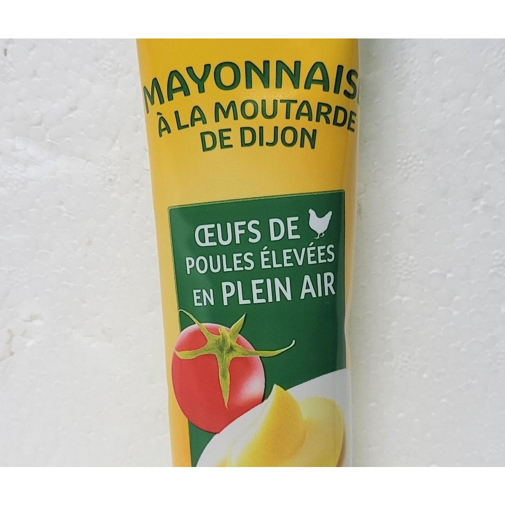 [Tuýp 175g] XỐT MAYO VÀ MÙ TẠT DIJON Classic [Belgium] CARREFOUR Mayonnaise with Dijon Mustard (atp)