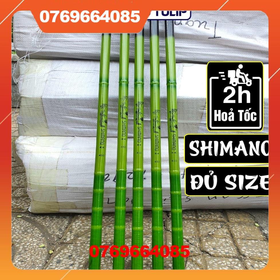 Cần Câu Tay Trúc Xanh Đủ SIZE - Cần Câu Tay SHIMANO , Chất Liệu Cacbon -Đ𝗢̂̀𝗖𝗔̂𝗨⑦①③