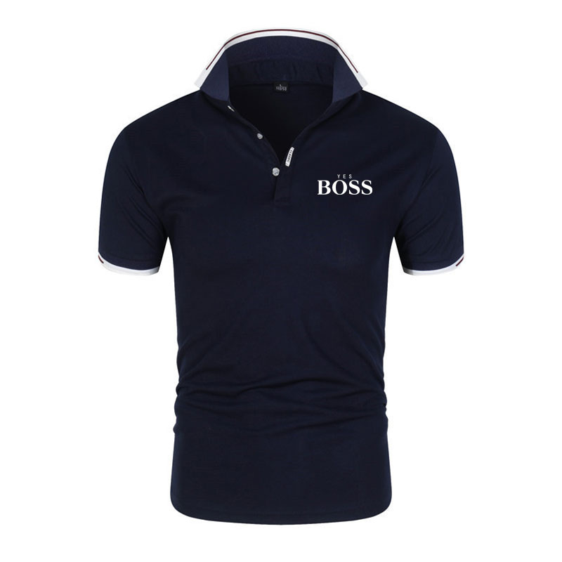 Hugo Boss áo polo Thời Trang Cao Cấp Cho Nam